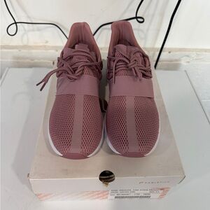 Fabletics Women's Zuma Dusty Rose Mesh Athletic Sneakers